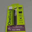 Philips Norelco for Face + Body, Electric Beard Trimmer, Shaver and Groomer, 5in1 Adjustable Comb, 1x Body Kit, Model QP2834/70, Black/Lime Green