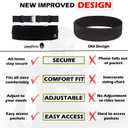Universal One Size Waist Pack, Black, Water Resistant, Secure Pockets, Comfortable Design