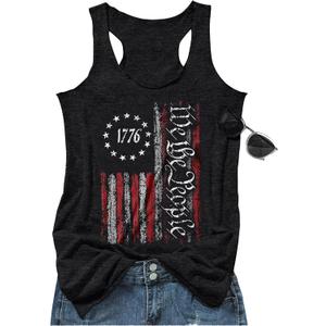 Tank Tops for Women Summer Tank Tops Racerback Boho Graphic Tank Tops Womens Tops Dressy Casual Sleeveless Tops Trendy, 2XL