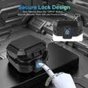 2 x for Samsung Galaxy Buds 4 Pro Case & Galaxy Buds 4 Case with Lock, Cleaner Kit, Keychain, Supports Wireless Charging, Shockproof Hard Shell for Galaxy Buds 4/4 Pro