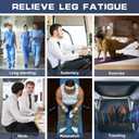 Plus Size Compression Socks for Women Men Wide Calf L/XL-5XL (15-20mmhg) Knee High Socks Support Compression Stockings for Nurses and Flying