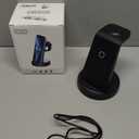 3 in 1 Charging Station for iPhone, Wireless Charger for iPhone 17 16e 16 15 14 13 12 11 X Pro Max & Apple Watch - Wireless Charging Station for AirPods 4 3 Pro (Black)