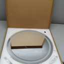 ROLOVE Makeup Mirror with Lights, 18 Inch Vanity Mirror with Lights, Lighted Makeup Mirror, Smart Touch Control Round Lighted Vanity Mirror, Tabletop  Desk Mirror, Gifts for Women, Wife, Mom, Girls (White)