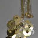 Urban Deco 16PK Table Number Holders 12 Inches Place Card Holder Metal Table Card Holders Picture Holders for Tables, Card Holder Stand for Wedding Dcor Gold Sign Holder