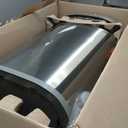 BestOffice | 13 Gallon Trash Can with Lid | Automatic Touchless Garbage Can | Odor Control | Modern Oval Design | Easy to Clean | Stainless Steel | Fits Any Kitchen, Bathroom, Office or Home