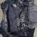 SxClub Clubwear Sexy Jumpsuit for Women Bodycon Long Sleeve See Through Long Skinny Pants for Evening Party Size L