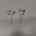 JAKAWIN Pearl Hair Accessories Bridal Hair Clip for Wedding Decorative Hair Pins Women HP065 (Silver)