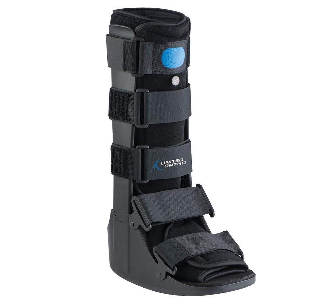 United Ortho Air Cam Walker Fracture Boot, Medium, Black (Black)