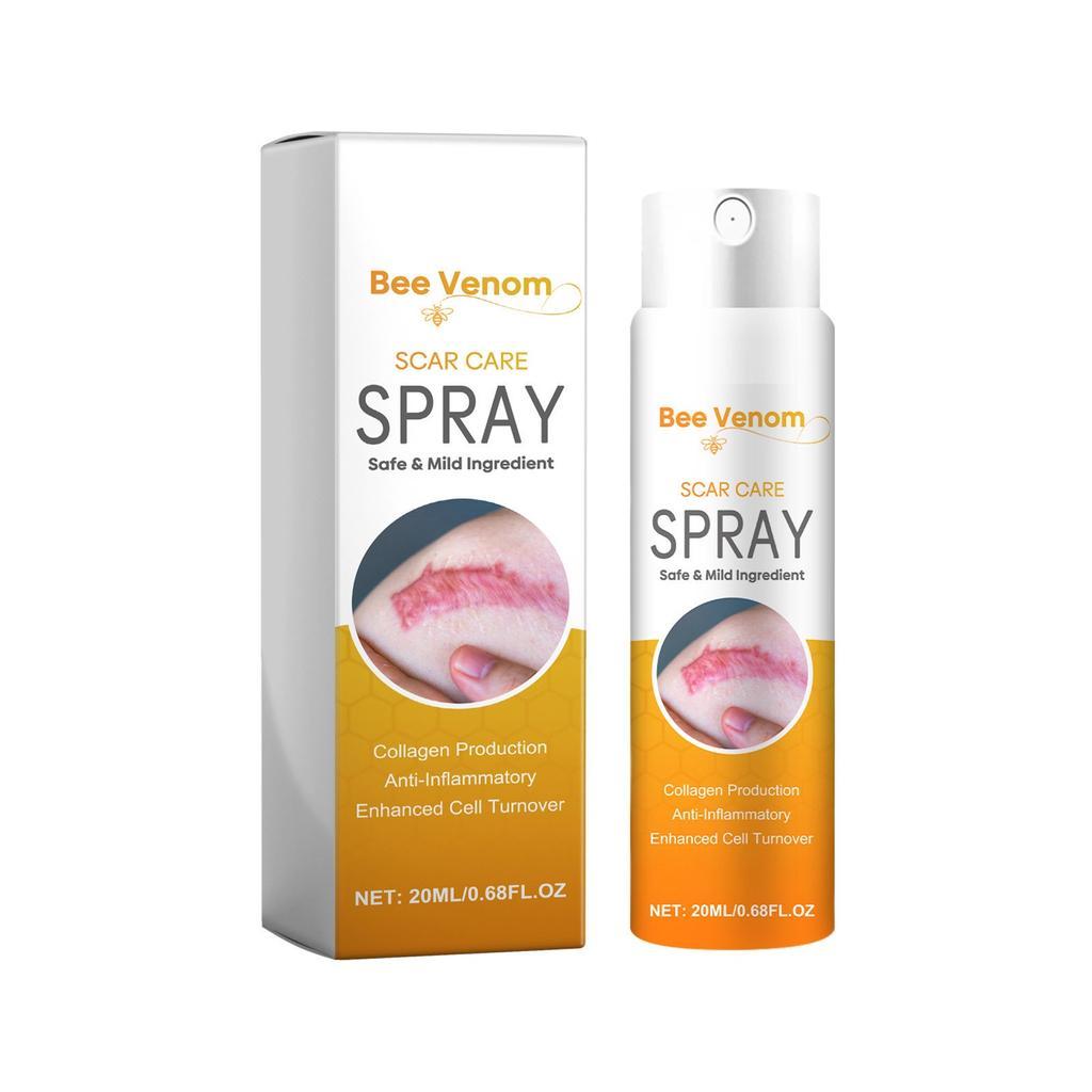 Ximonth 20g Bee Venom Extract Stretch Marks Fading Skin Smoothing Scar Removal Spray Softer Smoother Scar Removing Spray