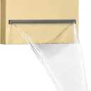 Aolemi Wall Mount Bathtub Faucet,Tub Faucet Set Waterfall Wall Mounted Tub Filler with Handheld Sprayer Single Handle,Brushed Gold