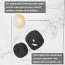 KEGII Corner Shower Caddy Suction Cup, Corner Shower Shelves with Soap Holder, No Drilling Suction Cup Bathroom Organizer with Hooks, Removable Bathroom Storage Rack, 3 Pack - Black