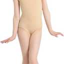 Capezio Team Basics Camisole Leotard - Girls, Nude, M, US