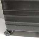 Amazon Basics 30" Hardside Large Checked Luggage, Hardshell Suitcase With Four Multi-directional Wheels, Expandable For Up to 15% More Space, Scratch-Resistant Shell, Black