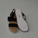 Soda Clip Womens Casual Espadrilles Trim Flatform Studded Wedge 7.5