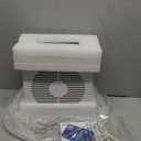 8" Room to Room Ventilation Fan with Remote, Quiet Reversible Through the Wall Air Transfer Fan, 10-Speed Smart Exhaust Vent, Temperature Control, ETL Certified for Bedroom, Kitchen, Laundry (White)