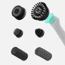 HOTO 16 PCS Replacement Brush Heads for Wand Grout Brush, Suitable Electric Scrubber Only, Cordless Spin Scrubber Accessories for Tiles, Grout, Corners, Crevices