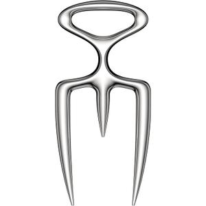 qAp quality art Practical-18/8 Stainless Steel Meat Carving Fork for Securely Holding and Slicing Large Cuts (6 Inch)