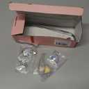 HDCRYSTALGIFTS Set 4 Small Trellis with Crystal Prisms Suncatchers for Mini Potted Plants Decorations, Rainbow Maker Plant Stakes Sun Catchers Plant Accessories Indoor (Sliver,7.5inch)