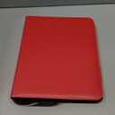 9 Pocket Card Binder, Premium Zip Trading Card Binder, 720 Double Sided Pocket PU Card Collection Binder, Collector Card Album, Card Folder for MTG, TCG, Sports Cards, Game Cards (Red)