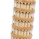 3D Puzzles for Adults & Kids, Exquisite Leaning Tower of Pisa City Large Architecture Building Model Kit, 3D Jigsaw Craft Kits STEM Educational Toys Birthday for Boys Girls Ages 10+ Home Decor, 70 PCS