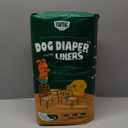 PAWPANG Disposable Dog Diaper Liners Booster Pads for Male & Female Dogs, 100ct, 4 Sizes Options, Doggie Diaper Inserts fit Most Types of Dog Diapers - Pet Belly Bands & Male Wraps (Large (100 ct))