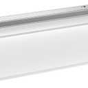 Bathroom Light Fixture Over Mirror 16" Vanity Light with Milky White Lampshade 4000K Daylight Brushed Nickel Bath Bar (Brushed Nickel)