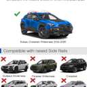 Wonderdriver 300lb Lockable Roof Rack Cross Bars Compatible with Subaru Crosstrek Wilderness 2024 2025 2026 with Raised Side Rails, Heavy Duty Aluminum Lockable Roof Rails Crossbars Rooftop Luggage