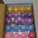 24 Pack Slime Valentines for Kids -No Messy Glitter Clear Slime Kit for Girls 8-12 with Sequins, Non Sticky Stress Relief Toy for Kid & Adult, Princess Toys, Party Favors, Classroom Prizes