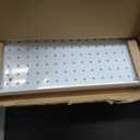 Peg Board, 2 Pack Metal Pegboard Panels White Pegboards Wall Organizer with Frame Large Heavy Duty Peg Board with Hooks for Walls Home, Garage Tool Storage, Office, Craft Room, Kitchen 24''x16''