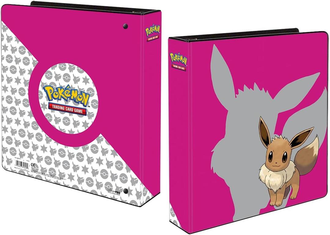 Ultra Pro:-Pokemon Eevee Trading Card Game, 3 Ring Album Holds 9 Pocket Pages, Durable