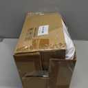 SunStyle Home White Queen Quilt Bedding Set, Lightweight Comforter Bedspreads Coverlets, Full Queen Size Quilt, Luxury Durable Quilted Stitching Bed Cover with 2 Shams All Season 3pcs for Couch (04 - White - Leaf Embroidered)