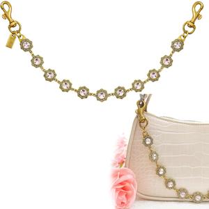 Vintage Gold Bag Charms Purse Extender Chain Floral Cute Wallet Keychain Accessories for Women's Handbags Bags &Jeans