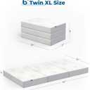 Inofia 6 Inch Folding Mattress, Memory Foam Tri-fold Mattress with Removable Cover, Foldable Floor Bed, Medium Firm, Twin XL Size (80" x 39" x 6")
