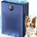 Air Purifiers for Home Large Room up to 2200sq.ft, MOOKA Air purifier for Home Pets with Washable Filter, PM 2.5 Display Air Quality Sensor Air Cleaner for Bedroom, Dorm room, Pets, Office PR1 (Blue)