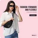Boldfit Waist Bag for Men Travel Bag for Men Chest Bag for Men Travel Fanny Pack for Men Waist Bag for Women Side Bag for Men Travel Accessories/Pouch/Hand Purse. Mobile Bag/Money Bag - Black (Black)