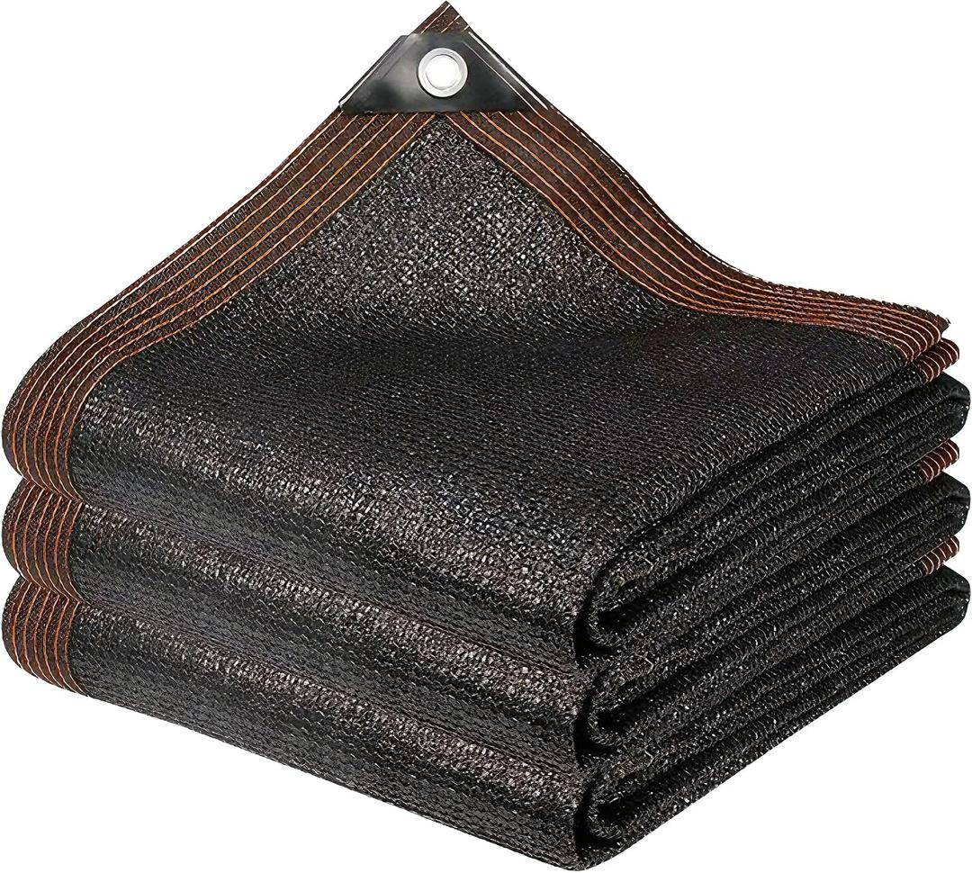 winemana 70% Shade Cloth for Garden- 5x6 FT Breathable Mesh Tarp for Vegetables & Plants, Outdoor Patio Sun Shade with Grommets - Chicken Coop, Dog Kennel Cover
