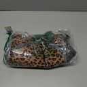 FlowFly Insulated Lunch Bag Wide-Open Lunch Box Large Tote Leakproof Cooler with Drink Holder and Multi Pockets for Women Men Adult Kids Work Picnic Travel Beach Hiking, Leopard