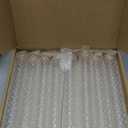 Glass Test Tube Set 24pcs 80ml Glass Test Tubes 25 x 200mm with Cork Stoppers and 1pcs 24 Holes Plastic Tubes Rack for Test Lab Tubes