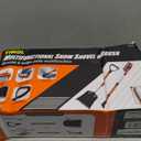 42'' Ice Scraper and Extendable Snow Brush Emergency Snow Shovel Snow Broom with Foam Grip 180 Pivoting Brush Head Snow Scraper for Cars, Trucks, SUVs, Vehicle