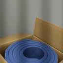 Hatha Yoga Extra Thick TPE Yoga Mat - 72"x 32" Thickness 1/2 Inch -Eco Friendly SGS Certified - With High Density Anti-Tear Exercise Bolster For Home Gym Travel & Floor Outside (Blue)