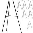 Lightweight Aluminum Telescoping Display Easel, 70 Inches, Black (10)