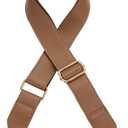 PH PandaHall 1.4inch/3.8cm Wide Adjustable Leather Replacement Strap Shoulder Bag Strap DIY Purse Strap for Satchels Craft Bag Briefcase Crossbody Bag Handbags Women's Bag, 33~55inch (Camel)