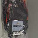 45L Military Tactical Backpacks 3 Days Assault Pack Bag Fitness Rucksack Bug Out Bag Hiking Treeking (Black&red)