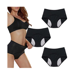 Duares Leakproof Underwear Incontinence Underwear for Women, Duares ZeroLeak Underwear, Relivira Underwear (Black*2,Large)