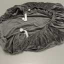 Universal Chair Cover for Office and Dining Chairs, Removable Slipcover, Dark Gray