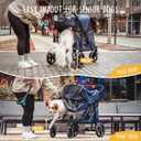 CANINE CANYON All-Terrain Pet Stroller for Large & Medium Dogs