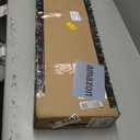 Ceiling Curtain Track Wall Mounted, Aluminum Heavy-Duty Sliding Rails for Windows, Silent Single Curtain Track System for Drapes Room Dividers Living Room Bedroom (Black, 3.3ft(1m)