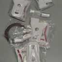 Door Hinge Cover Trim Exterior Accessories Decoration for 2018-2025 Jeep Wrangler JL JLU Sport Sahara Freedom Rubicon Unlimited & Gladiator JT 2-Door and 4-Door (White 8PCS)