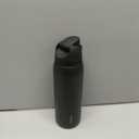 Owala FreeSip Insulated Stainless Steel Water Bottle with Straw, BPA-Free Sports Water Bottle, Great for Travel, 40 Oz, Very, Very Dark