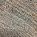 HOMEMONDE 8ft Round Natural Jute Rug - Handwoven Braided Reversible Vintage Area Rug Farmhouse Rustic and Bohemian Eco Friendly Home Dcor for Bedroom, Living Room and Kitchen